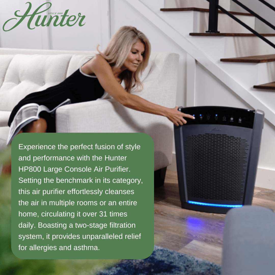 HP800 Multi-Room Large Console Air Purifier Hunter Pure Air 