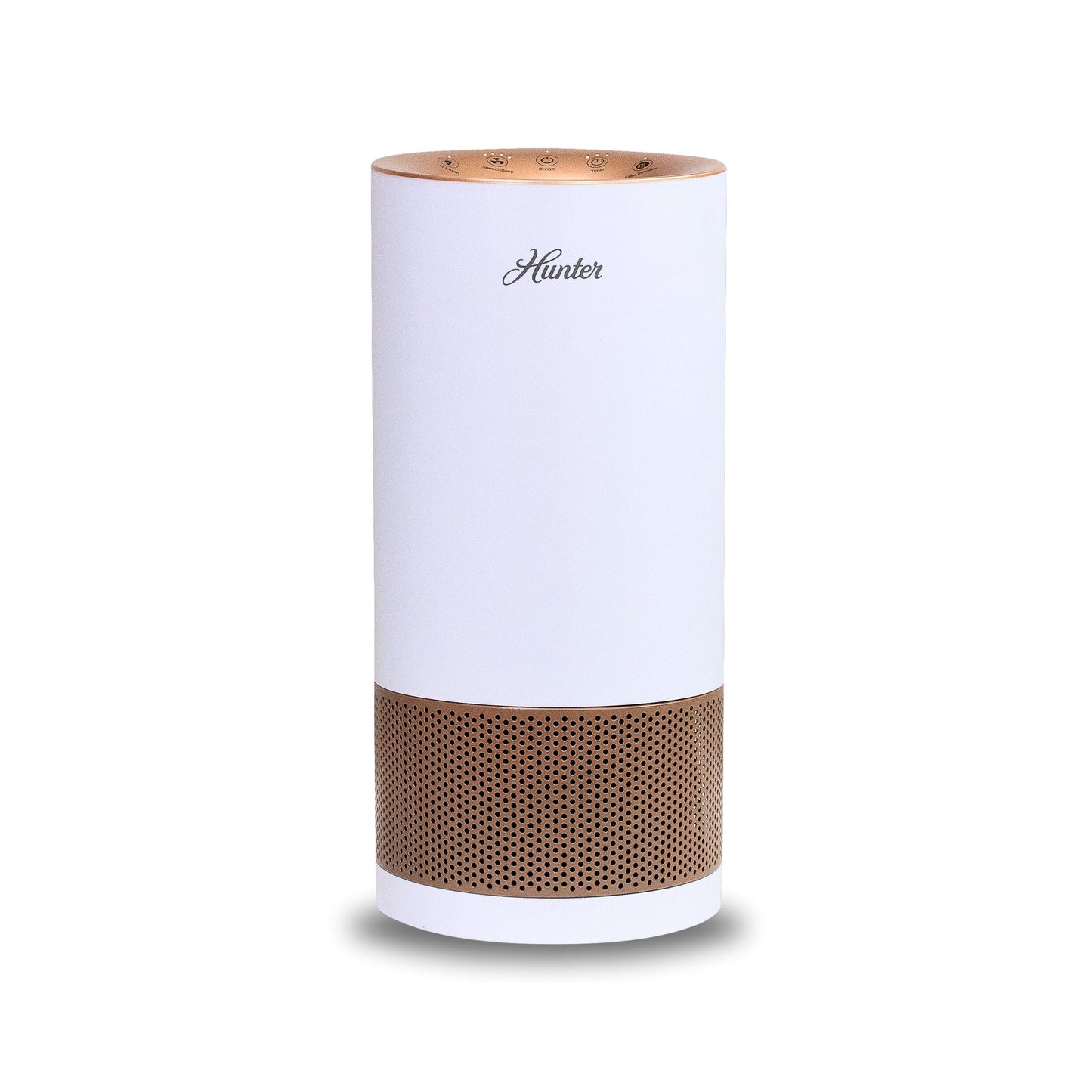 Hunter Fan HP450UV True HEPA UVC Light Technology Air Purifier Air Purifier Hunter Pure Air White and Rose Gold 