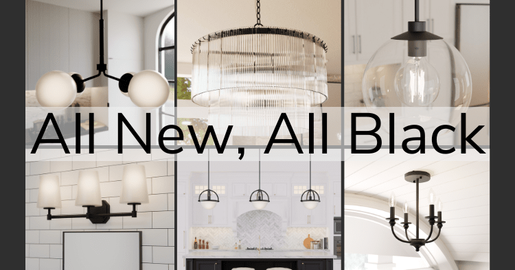 Black is Back: New Sleek and Stylish Black Lighting Fixtures for Your Home