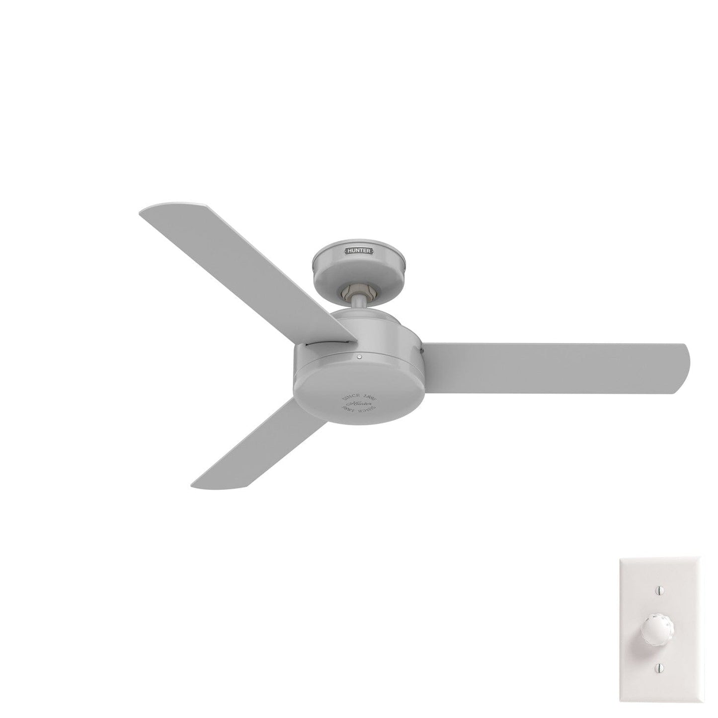 Presto 44 inch Ceiling Fans Hunter Dove Grey - Dove Grey 