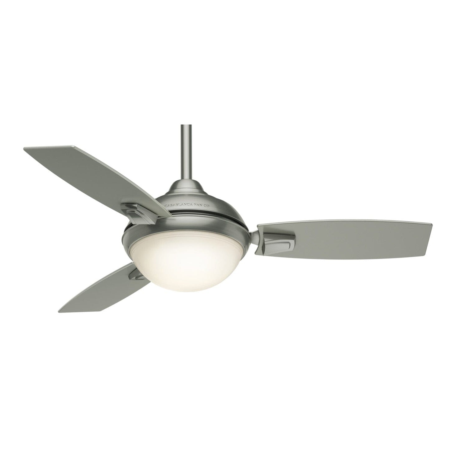 44 inch Verse Outdoor with LED Light and Remote Control Ceiling Fans Casablanca Brushed Nickel - Casa Platinum 
