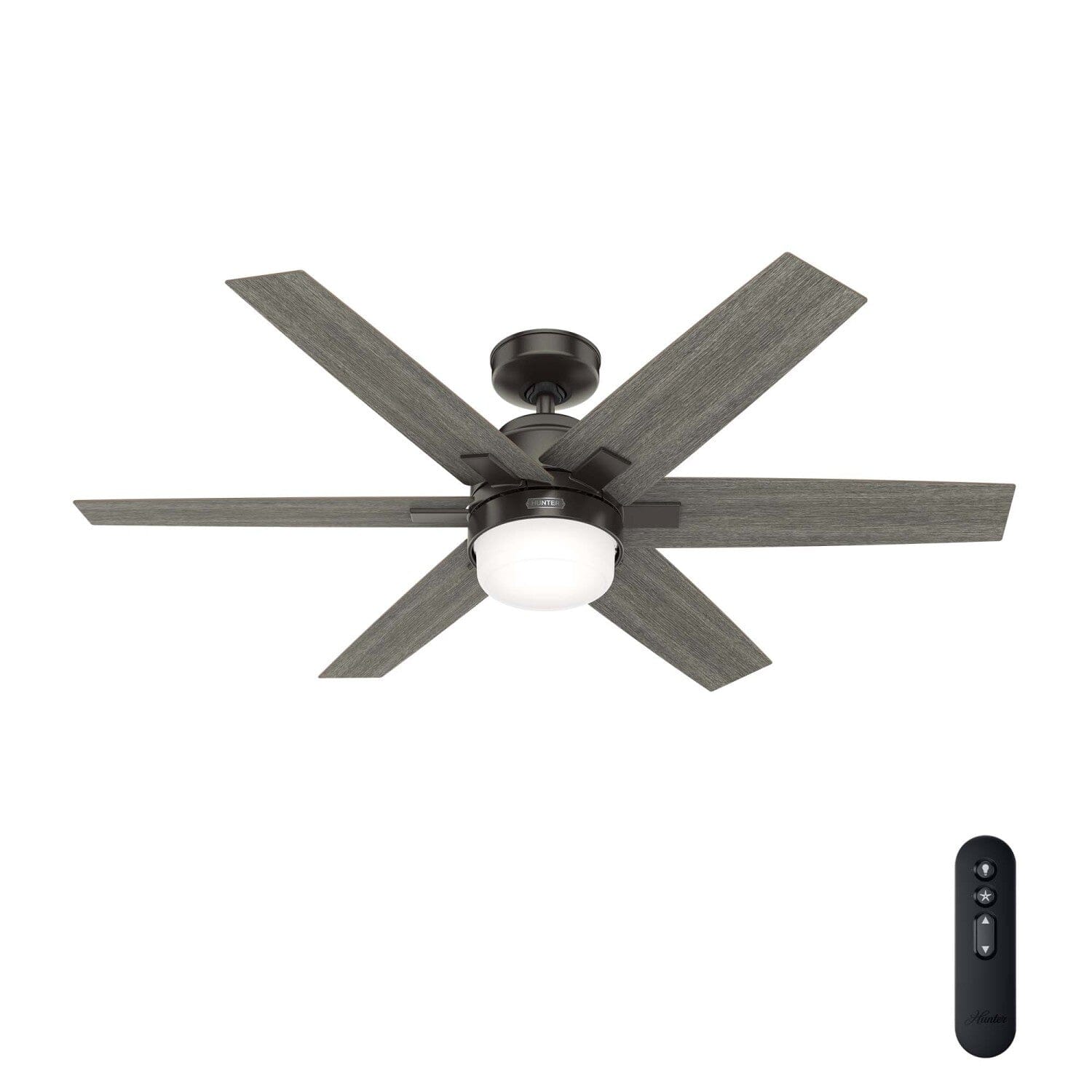 52 Inch Riesling with LED ligh Ceiling Fan – Hunter Fan