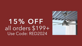15% OFF all orders $199+. Use Code: RED2024. Excluding Clearance. Valid through June 26th.