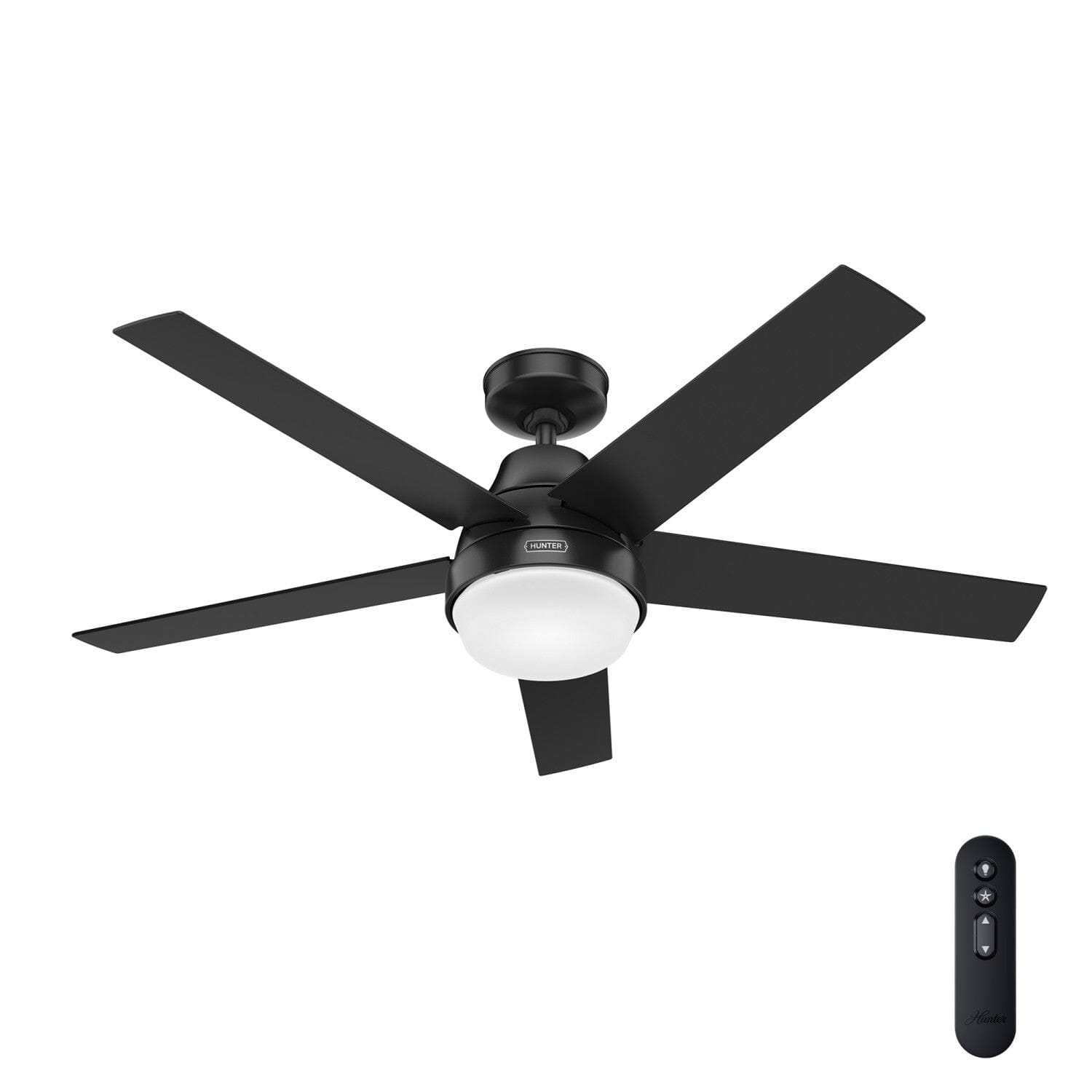 Aerodyne with LED Light 52 Inch Smart Ceiling Fan Hunter Fan