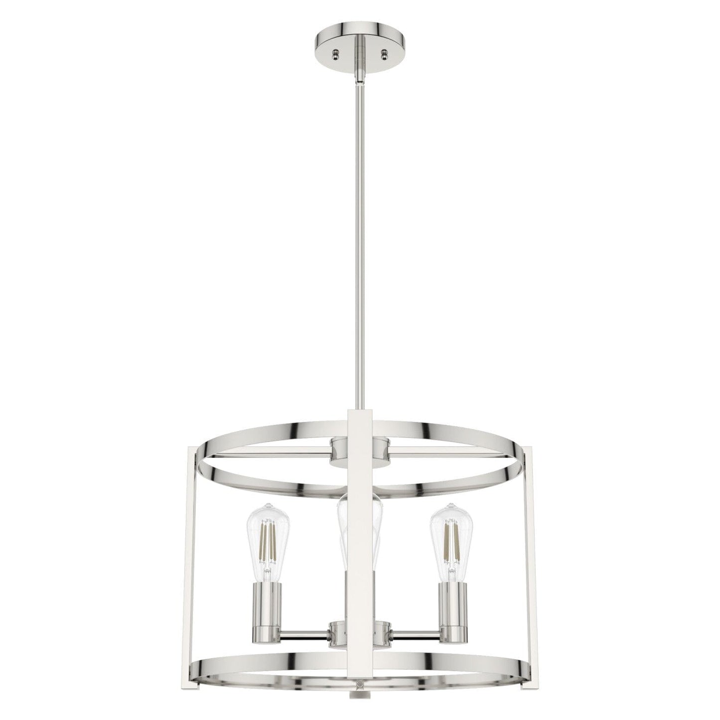 Astwood 4 Light Chandelier 18 Inch Lighting Hunter Polished Nickel 