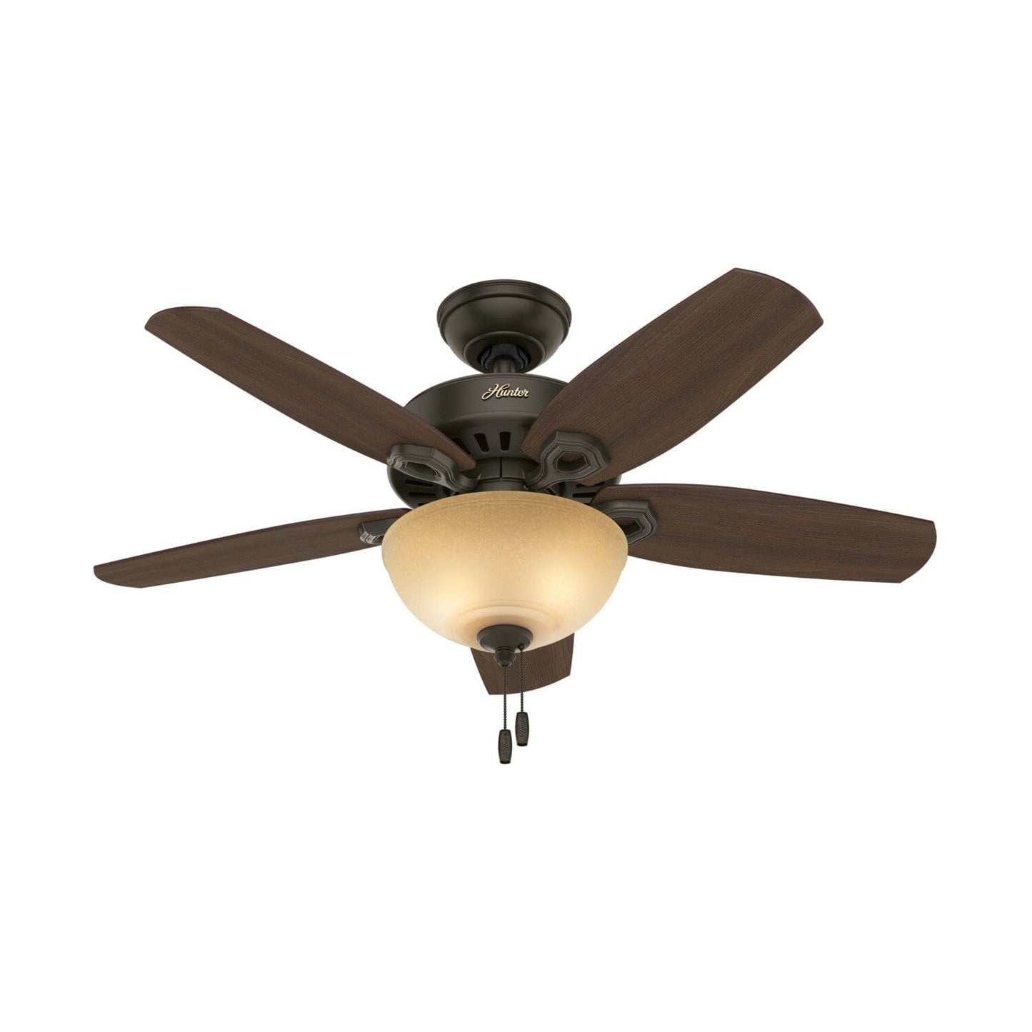 Builder with Light 42 inch Ceiling Fans Hunter New Bronze - Brazilian Cherry 