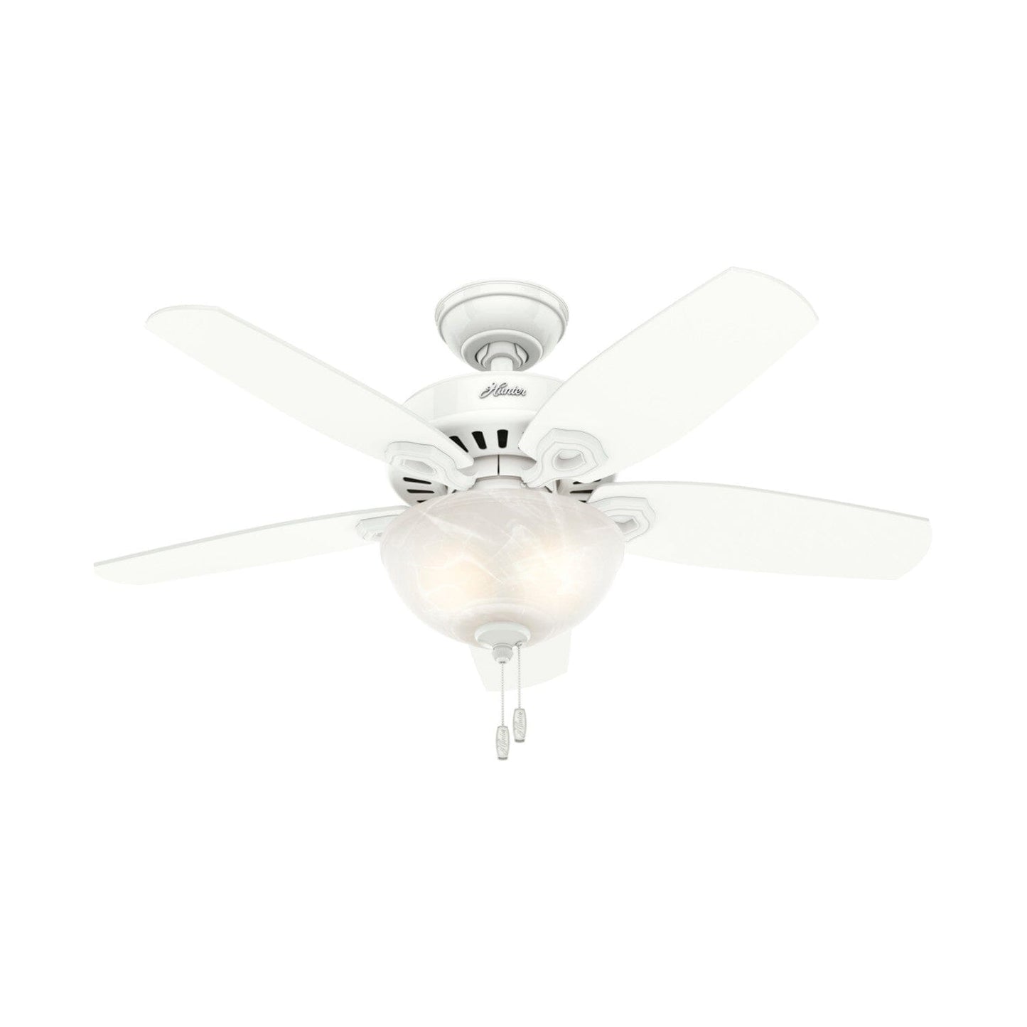 Builder with Light 42 inch Ceiling Fans Hunter Snow White - Snow White 