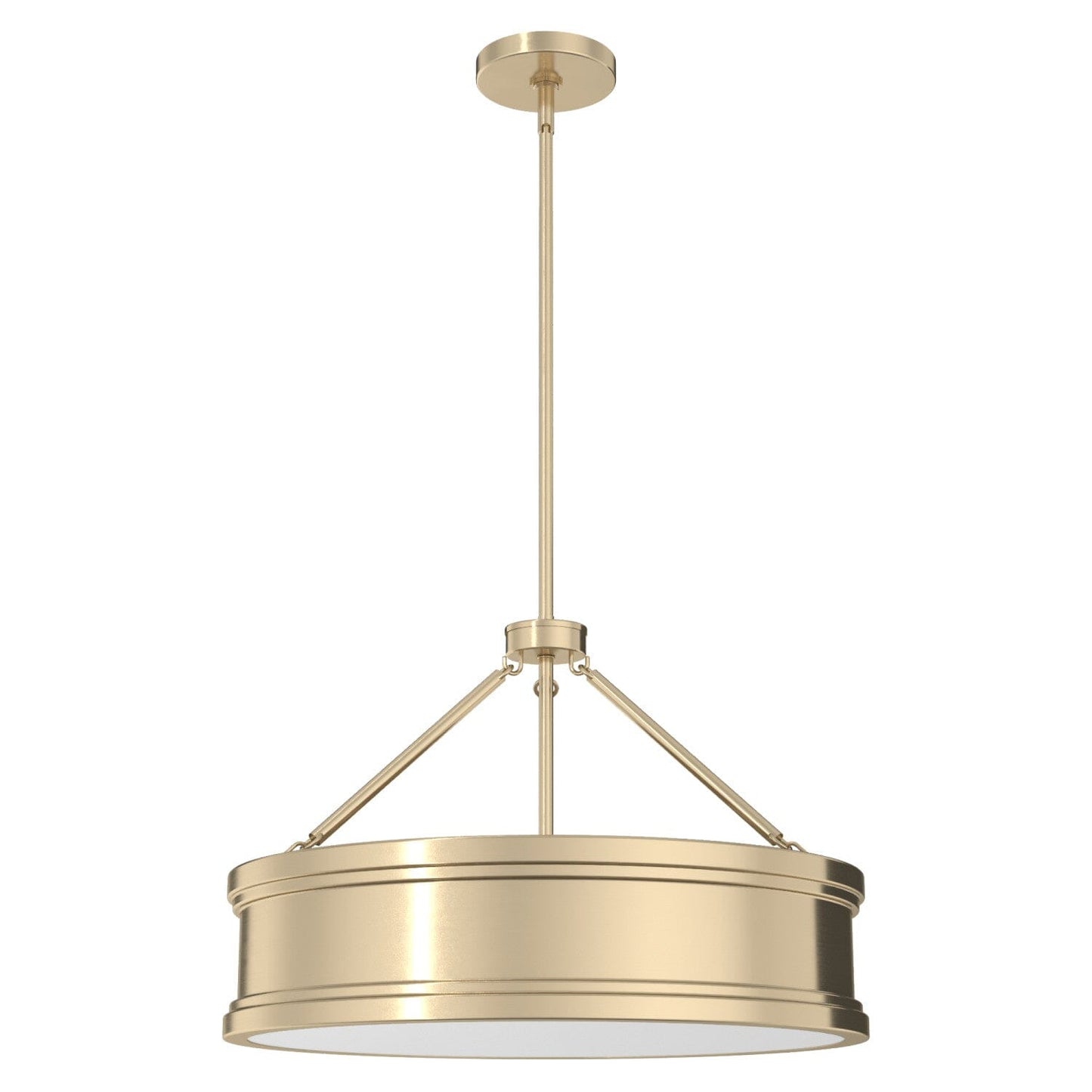 Capshaw 5 Light Pendant 21 inch Lighting Hunter Alturas Gold - Painted Cased White 