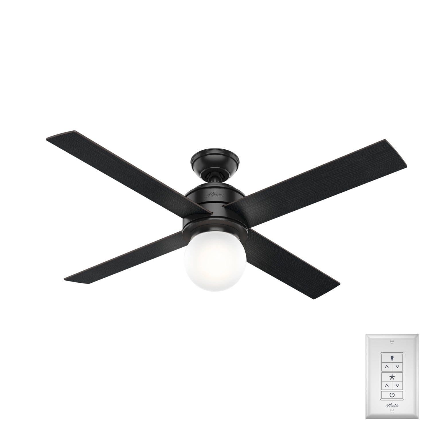 Hepburn with LED Light 52 inch Ceiling Fan Hunter Fan