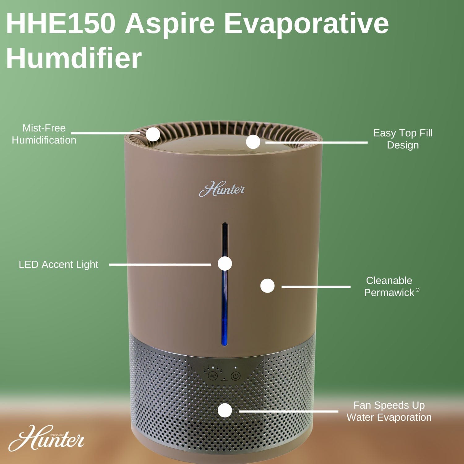 HHE150 Aspire Evaporative Humidifier Service Parts Hunter Pure Air 