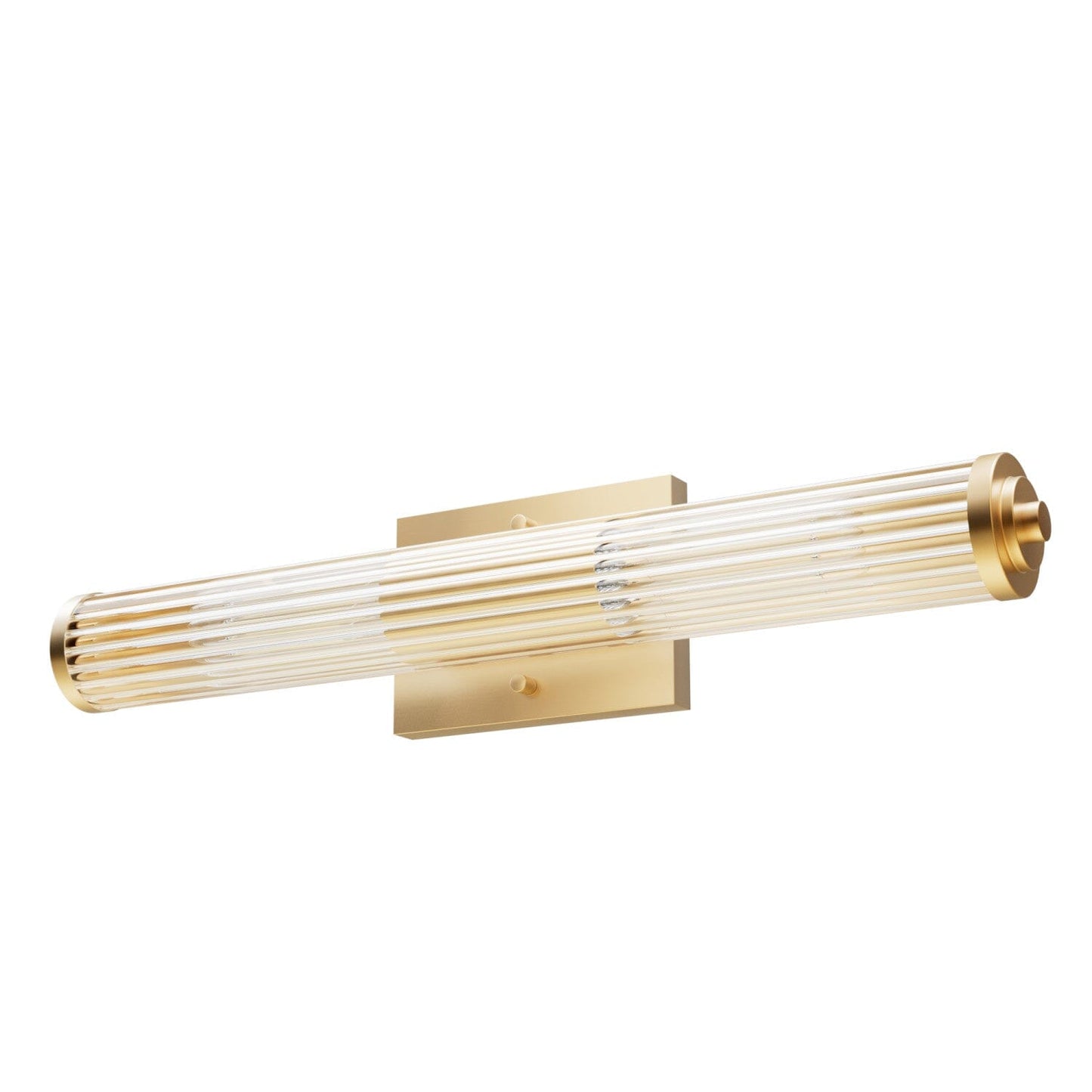 Holly Grove 2 Light Vanity 24 inch Lighting Hunter Alturas Gold - Clear 