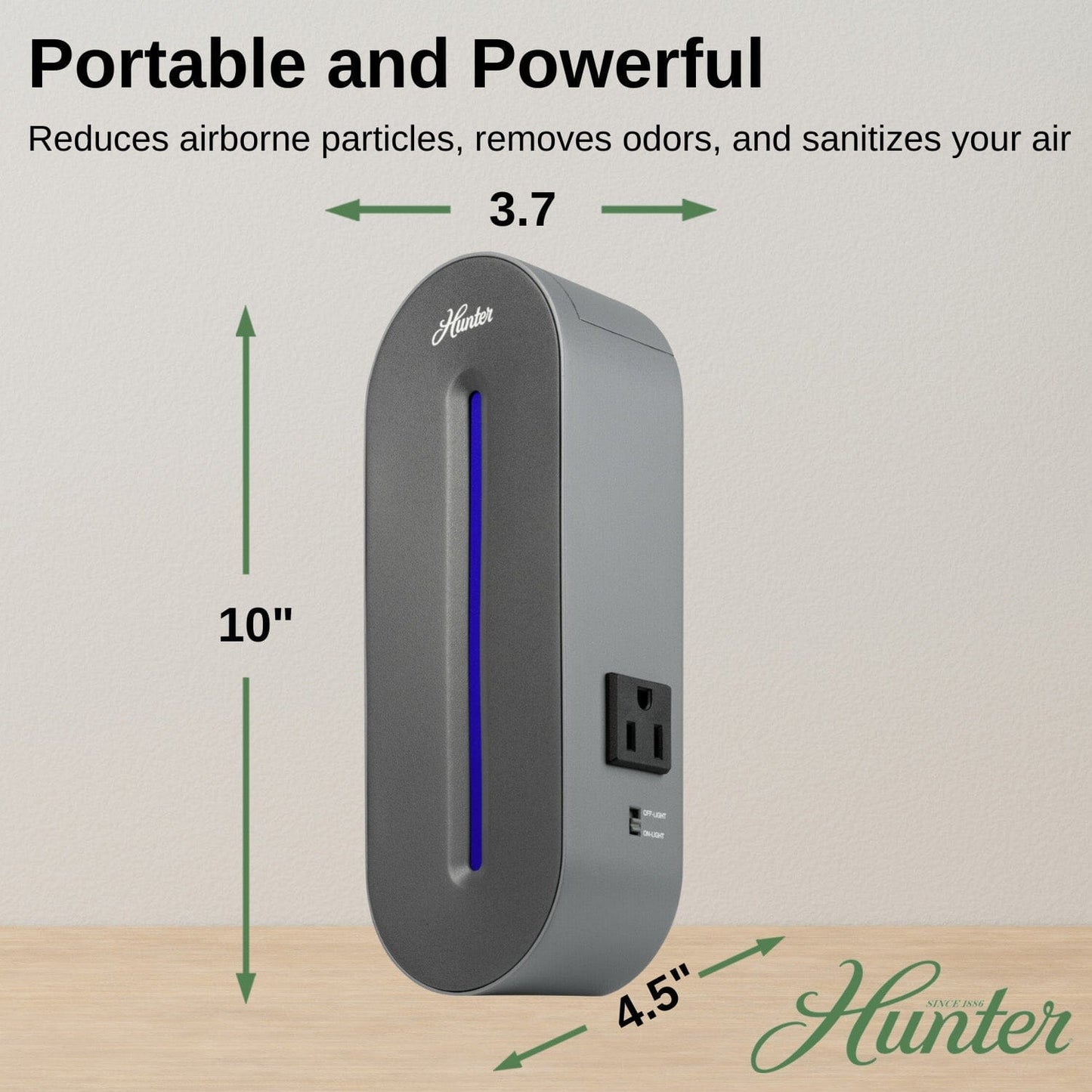 HP247AP Plug-In UV-C Air Sanitizer Air Sanitizer Hunter Pure Air 