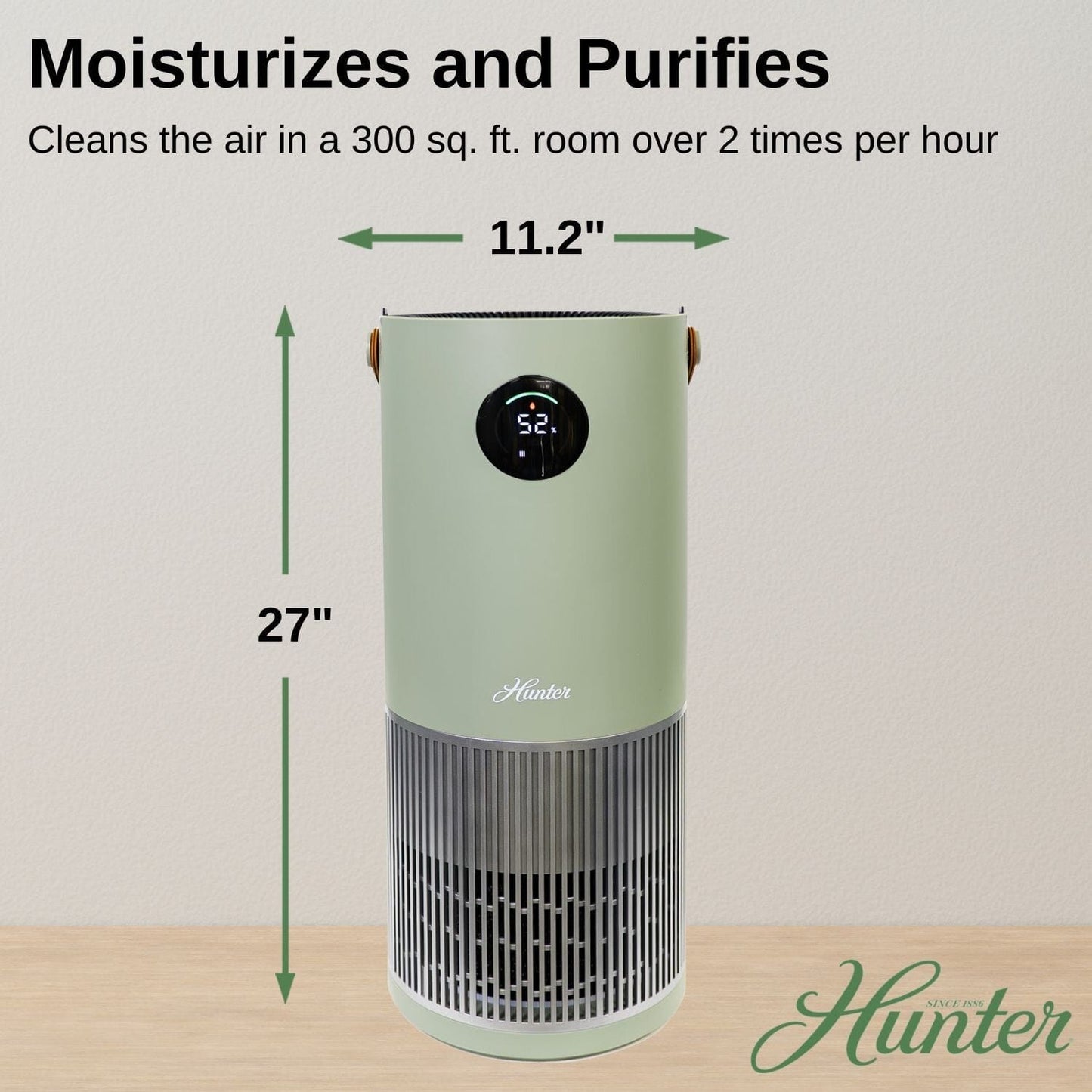 HPH625 2-in-1 True HEPA Air Purifier & Humidifier Service Parts Hunter Pure Air 