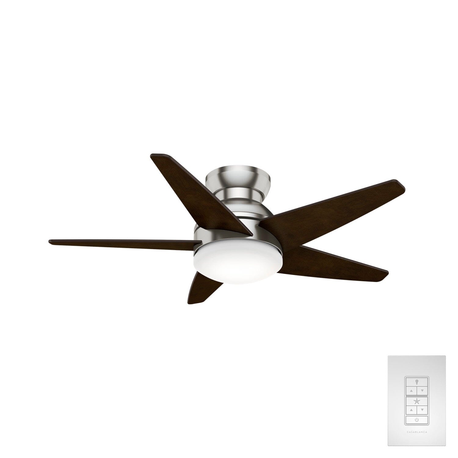 Isotope Low Profile with LED Light 44 inch Ceiling Fan Hunter Fan