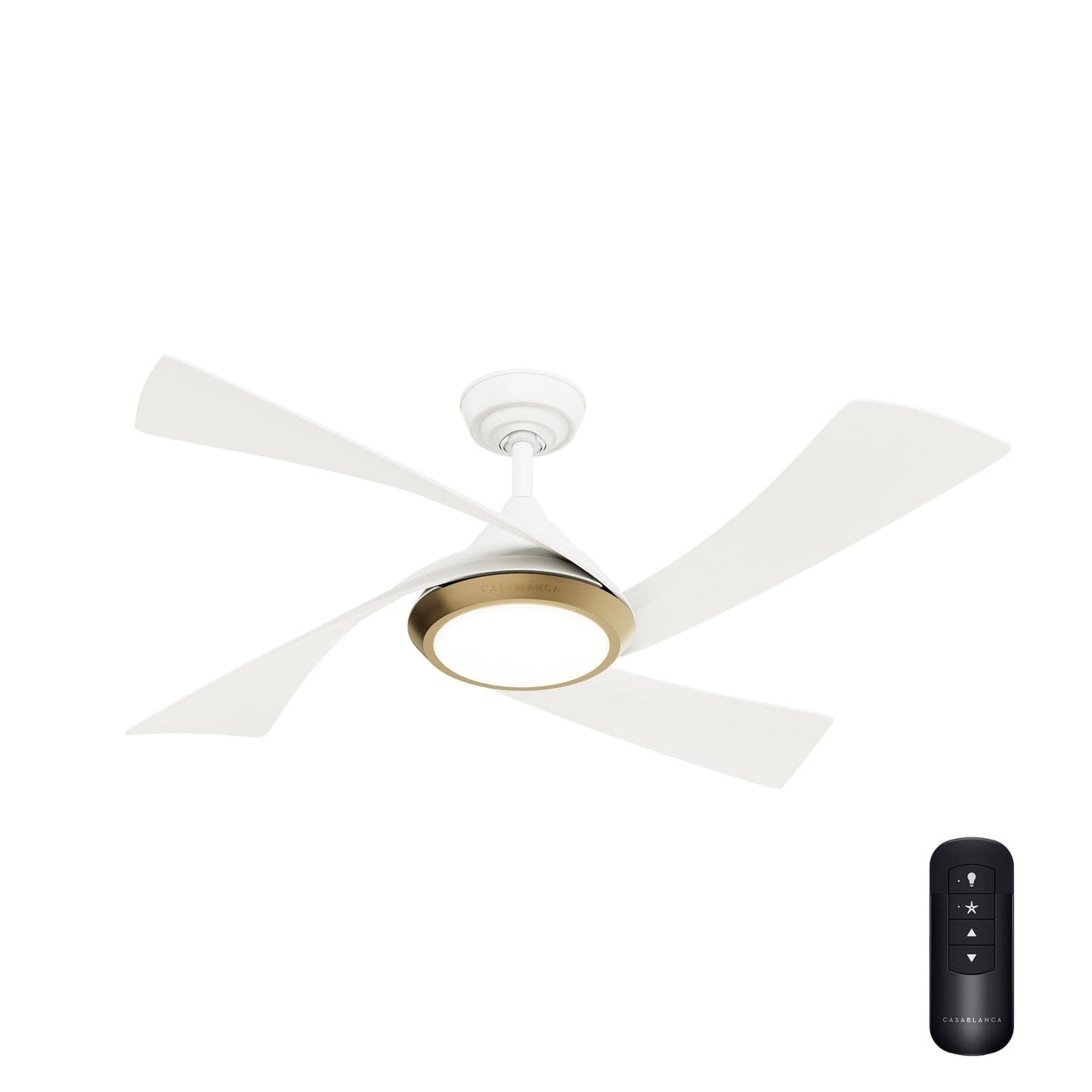 Vespucci Outdoor with LED Light 52 inch Ceiling Fans Hunter Casablanca Fresh White - Fresh White 