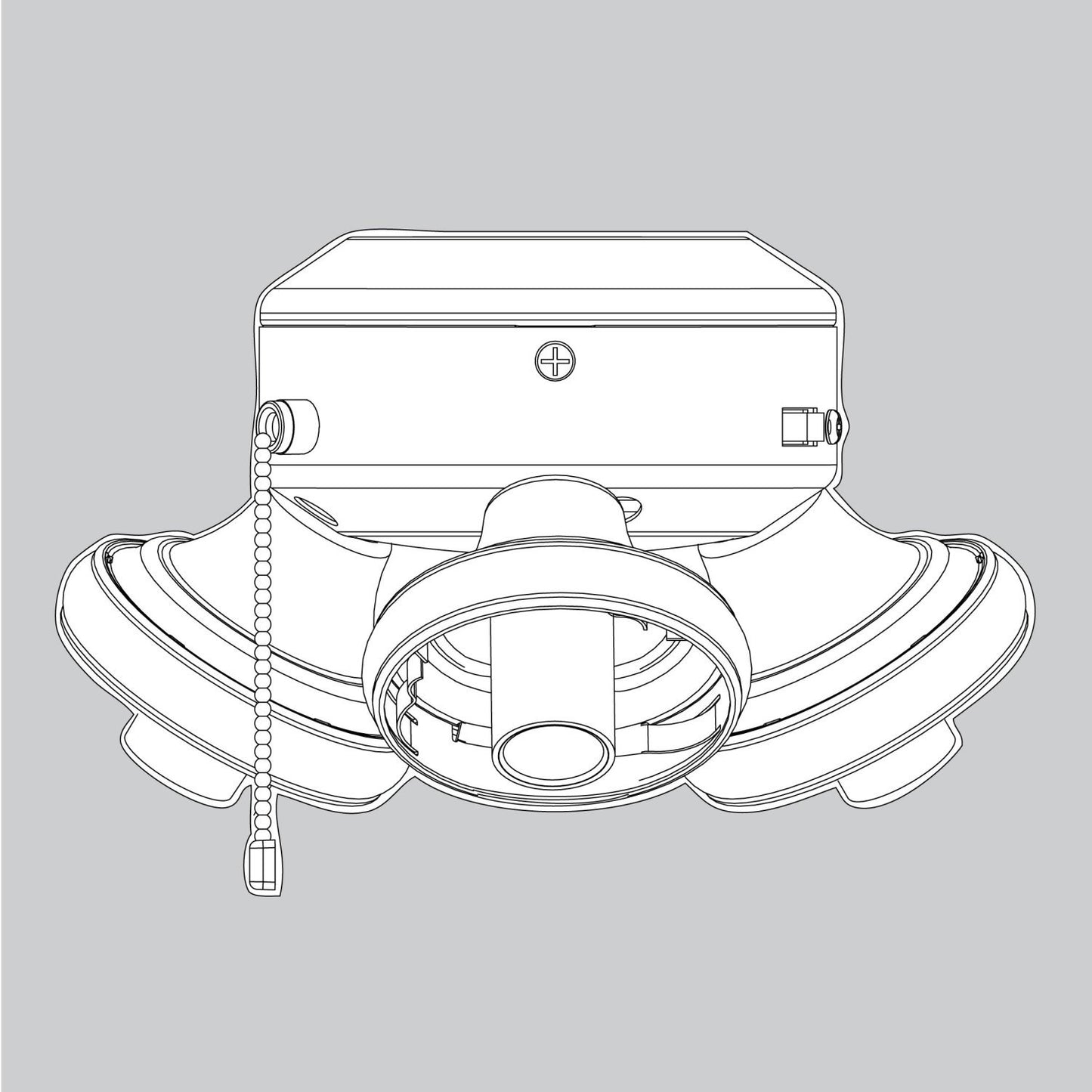 Light Fitter-White - K013318132 Service Parts Hunter 