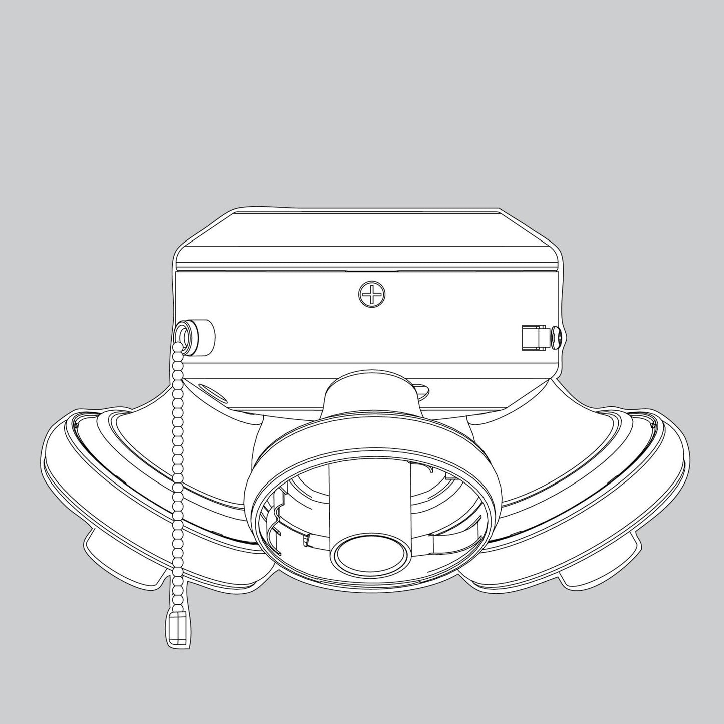 Switch Housing-Empty-Brushed Nickel - K037501214 Service Parts Hunter 