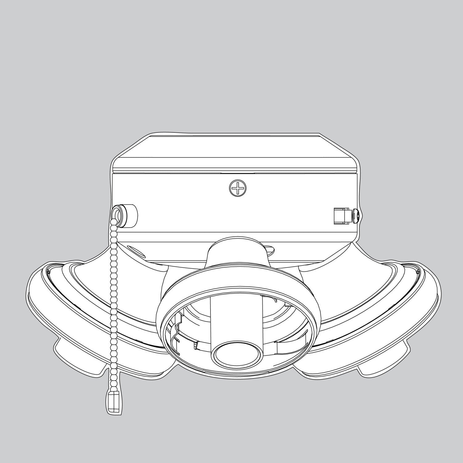 Switch Housing-Empty-Brushed Nickel - K037501214 Service Parts Hunter 